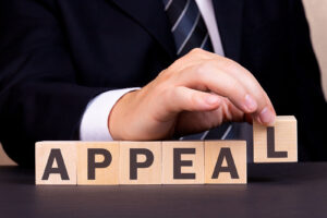 New Jersey Appellate Lawyer with wood blocks of appeal