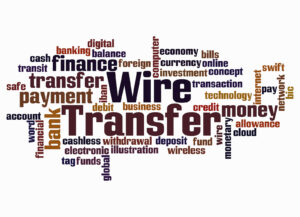 Word Cloud With a variety of asset transfer methods